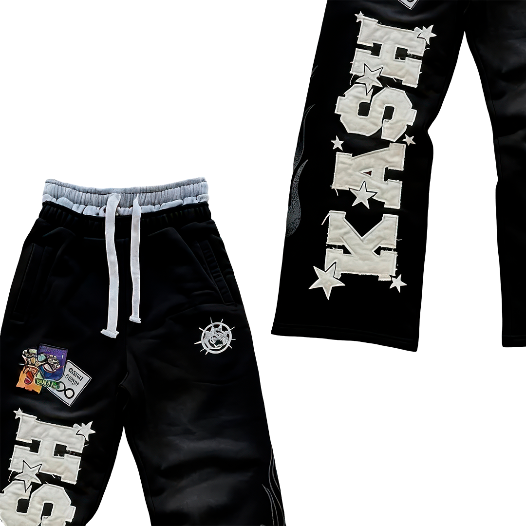 Y2K Dual Waistband Baggy Sweatpants