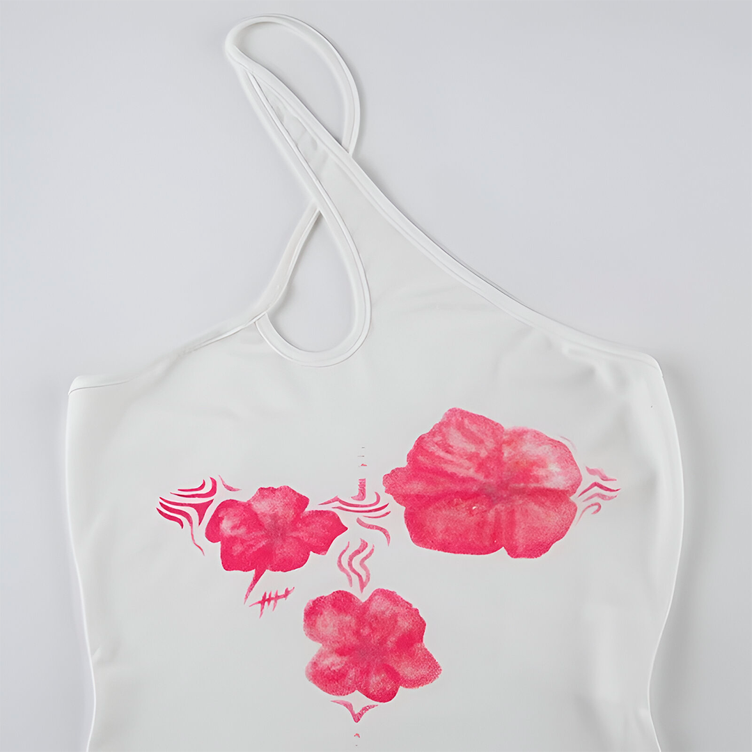 Floral Halter Neck Top