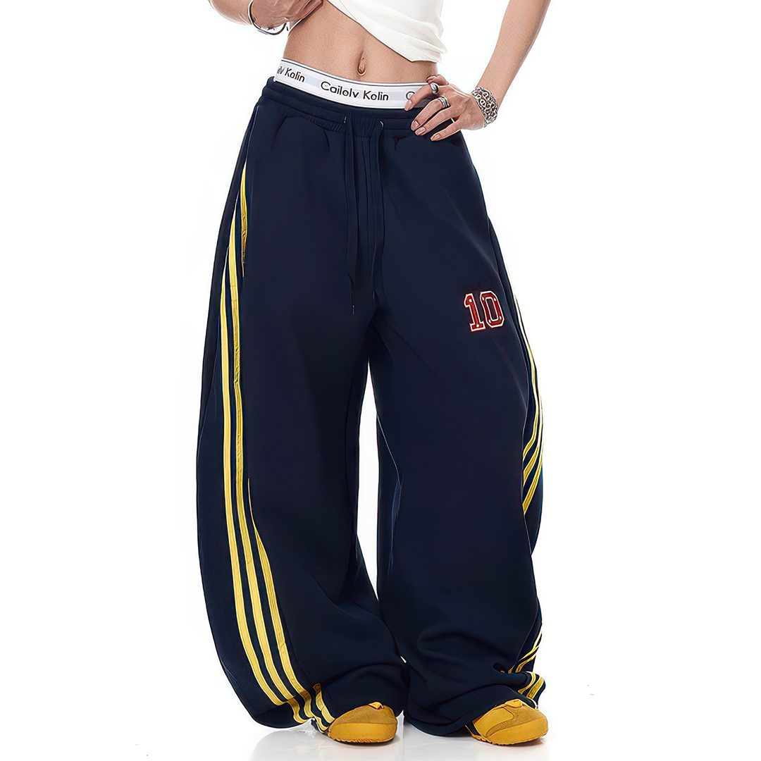 Machete Cut Side Stripe Paratrooper Pants