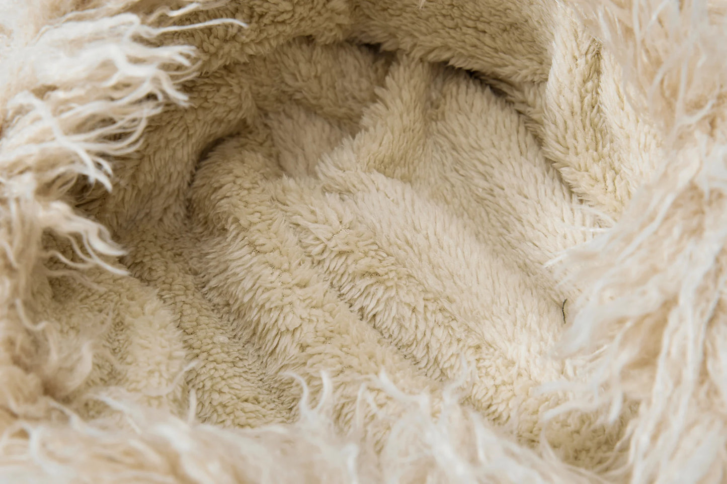 Fur-Trim Washed Hooded Jacket