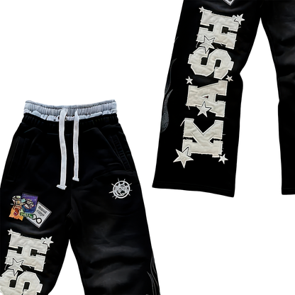 Y2K Dual Waistband Baggy Sweatpants
