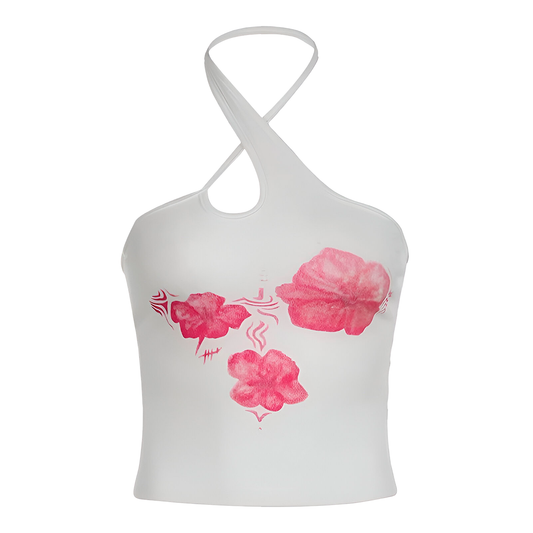Floral Halter Neck Top
