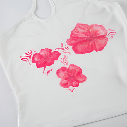 Floral Halter Neck Top