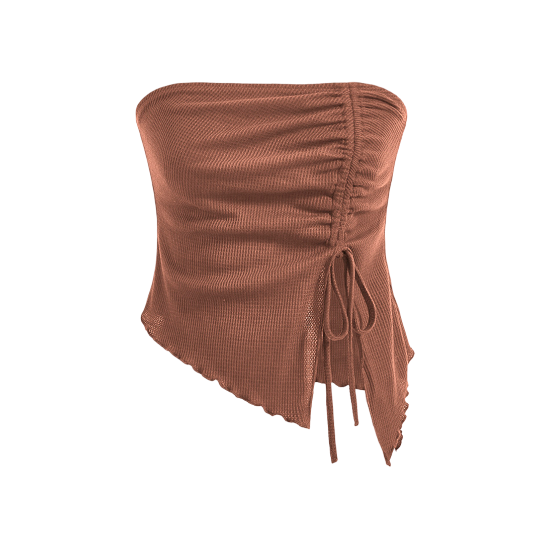 Asymmetrical Tube Tops Strapless