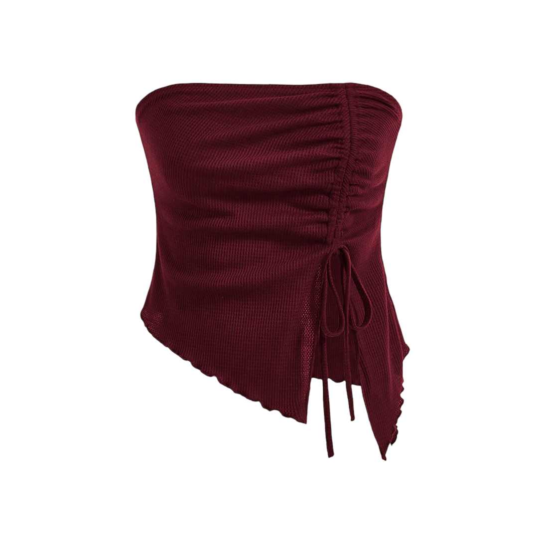 Asymmetrical Tube Tops Strapless
