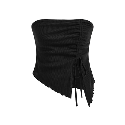 Asymmetrical Tube Tops Strapless