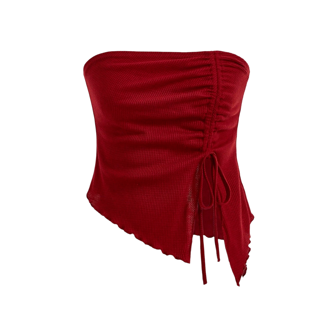Asymmetrical Tube Tops Strapless