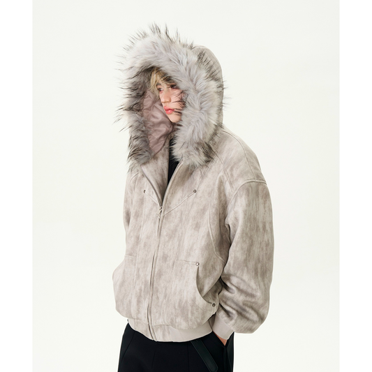 Fur Streetwear Warm Coat Jacket