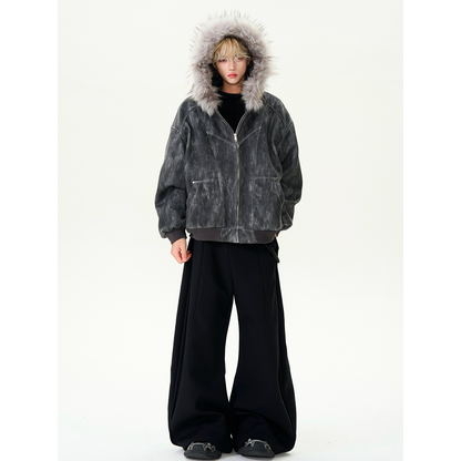 Fur Streetwear Warm Coat Jacket