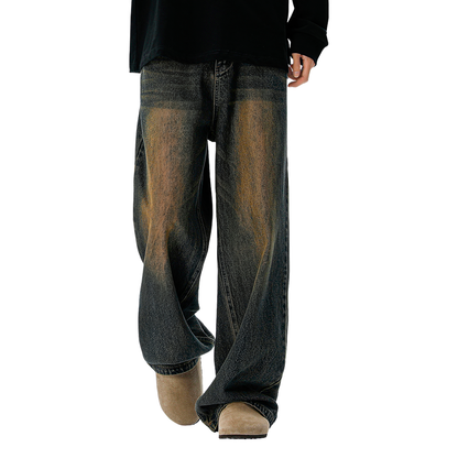 Twilight Tint Faded Wide Leg Baggy Jeans