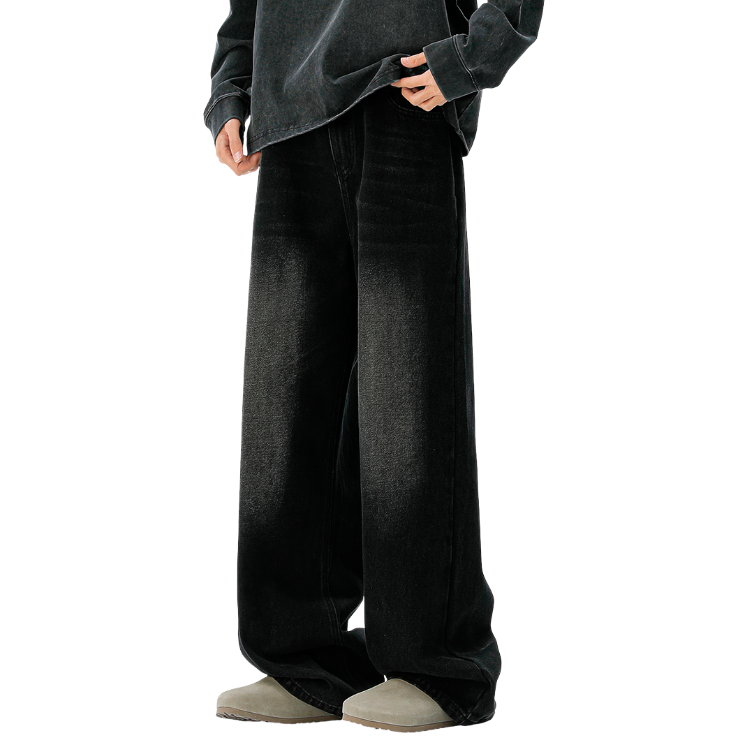 Twilight Tint Faded Wide Leg Baggy Jeans