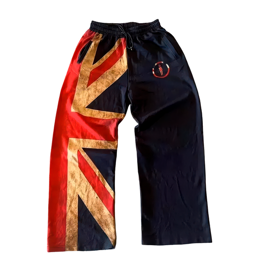 Sweatpants Vintage British Flag Baggy