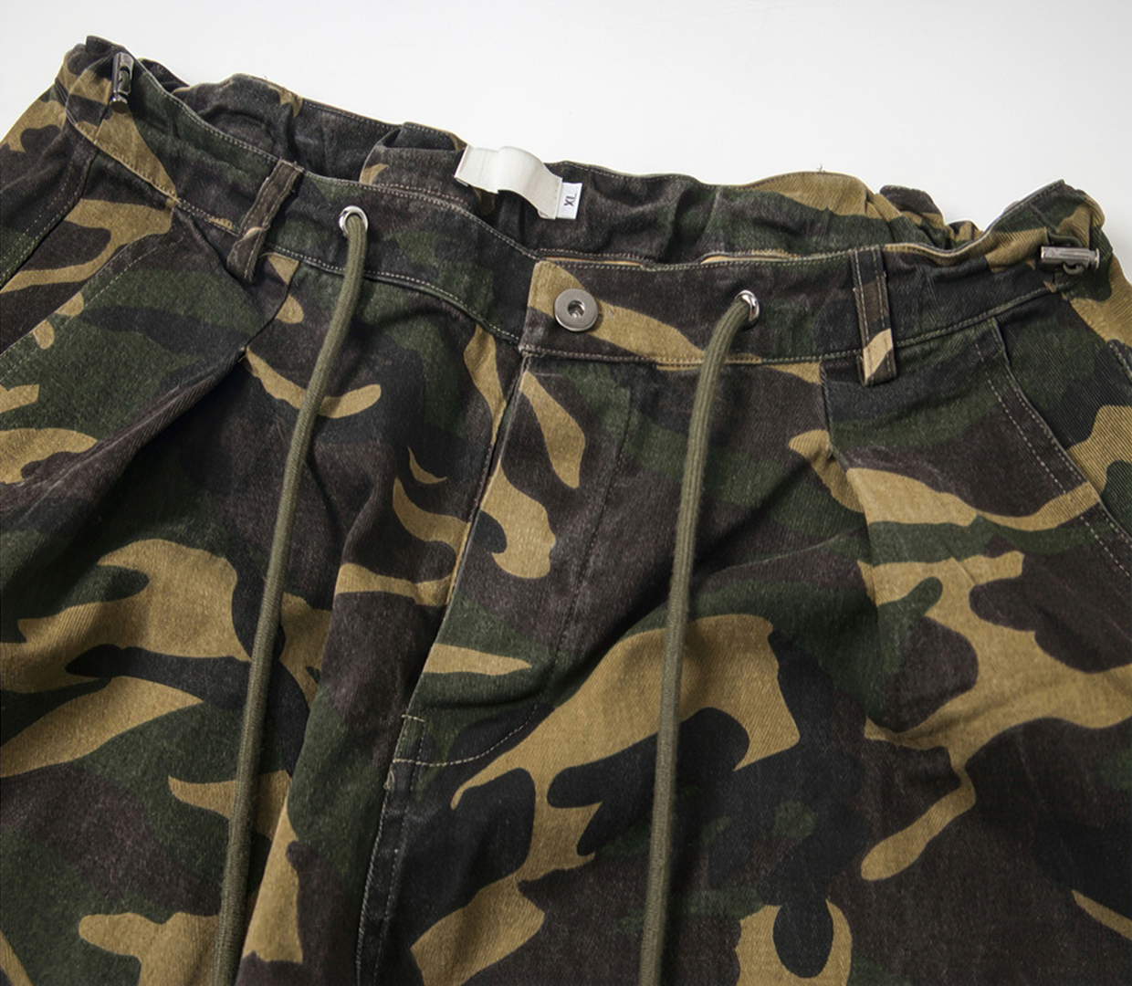 Streetwear Vibrant Camo Loose Wide Leg Pants