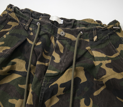 Streetwear Vibrant Camo Loose Wide Leg Pants