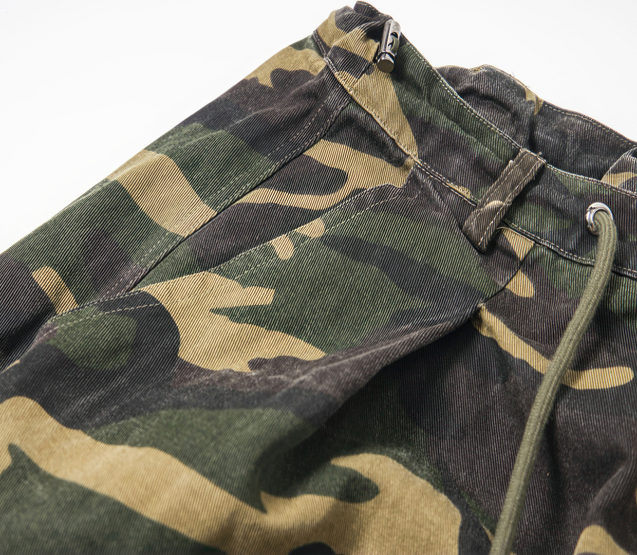 Streetwear Vibrant Camo Loose Wide Leg Pants