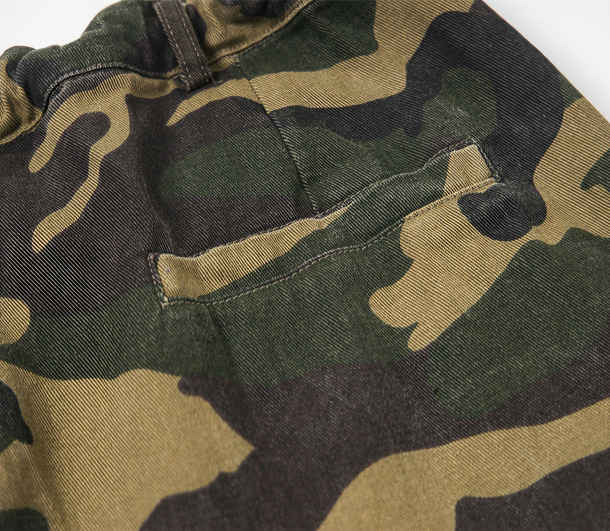 Streetwear Vibrant Camo Loose Wide Leg Pants