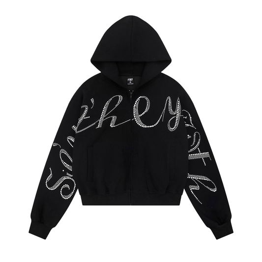 Crystal Script Hoodie