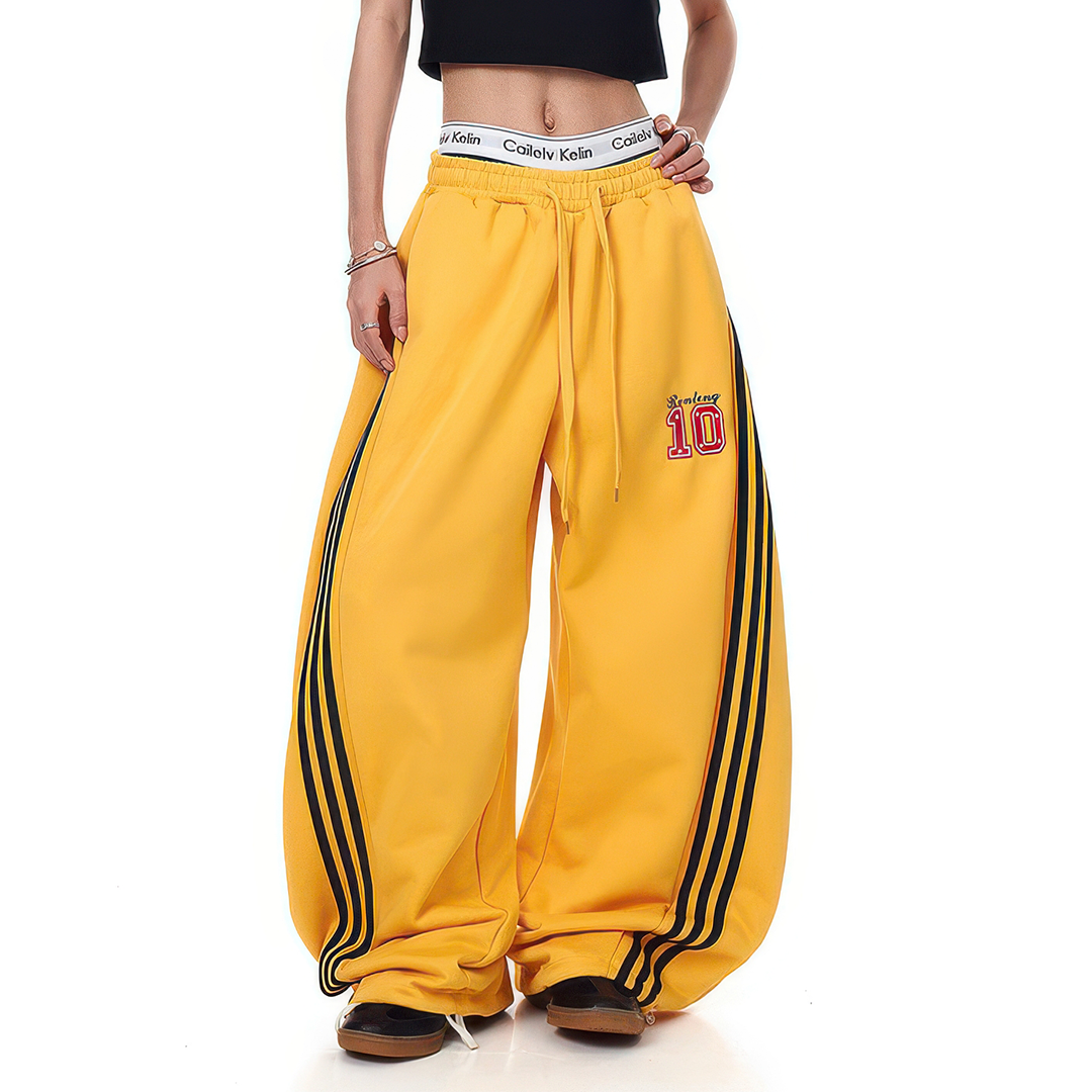 Machete Cut Side Stripe Paratrooper Pants