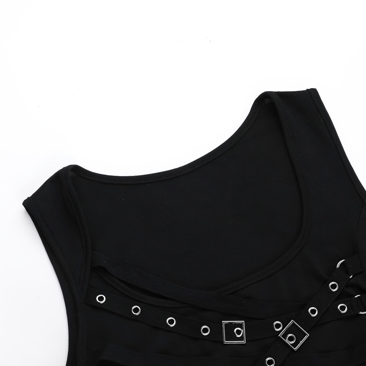 Punk Asymmetrical Tank Tops