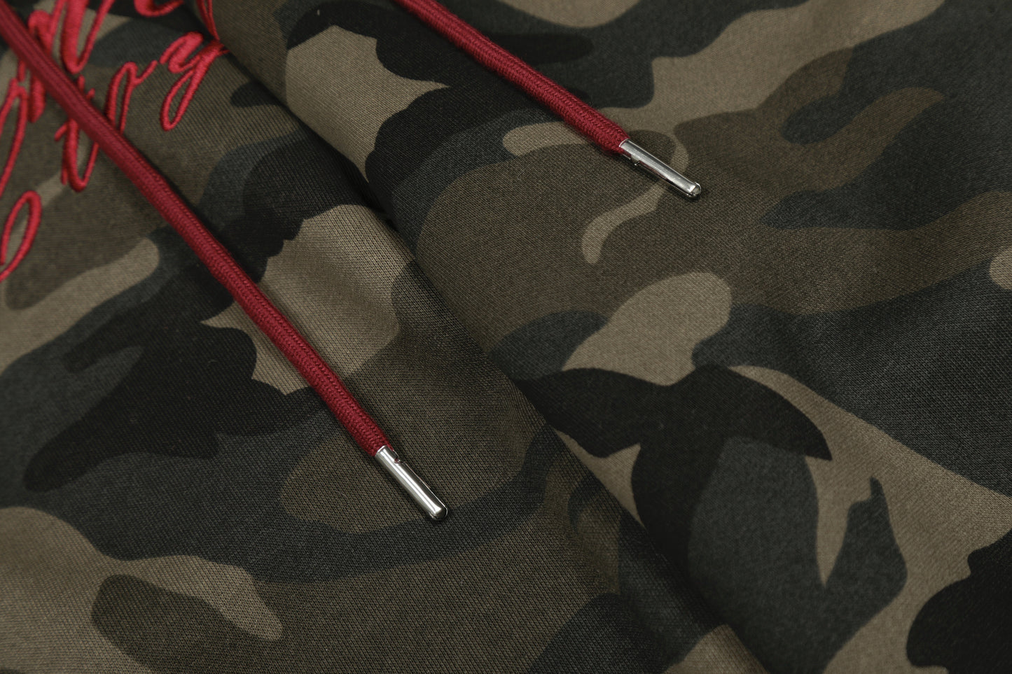 Patchwork Embroidered Camouflage Pants