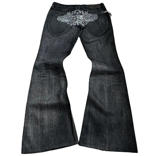 Tribal Flared Jeans