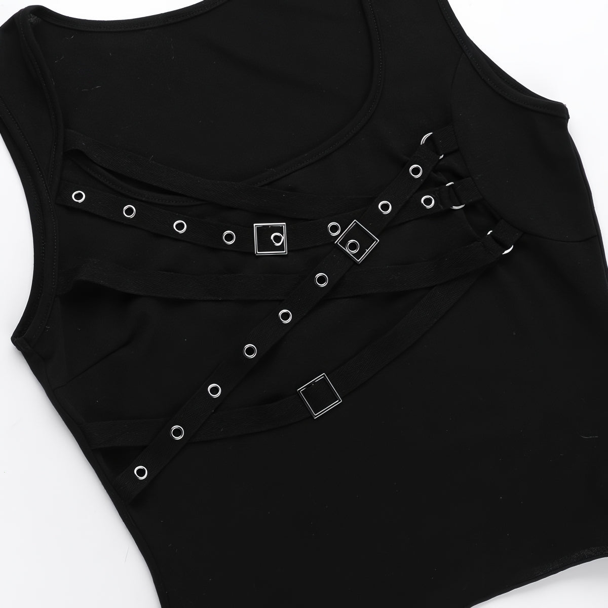 Punk Asymmetrical Tank Tops